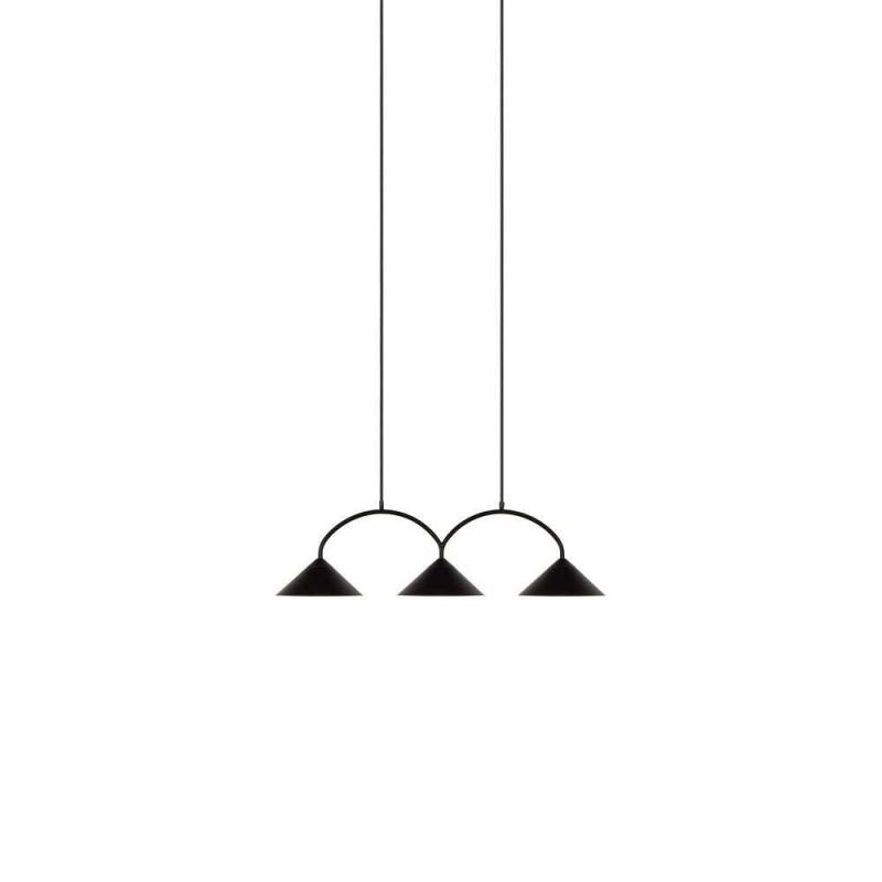 Globen Lighting - Curve 3 Pendelleuchte Black Globen Lighting von Globen Lighting