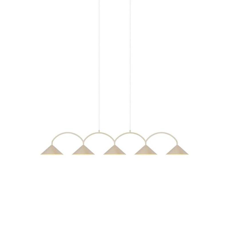 Globen Lighting - Curve 5 Pendelleuchte Beige von Globen Lighting