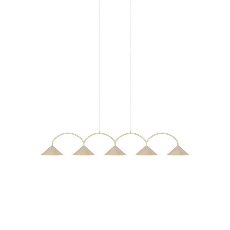 Globen Lighting - Curve 5 Pendelleuchte Beige Globen Lighting von Globen Lighting