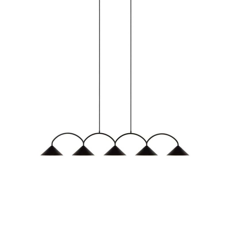 Globen Lighting - Curve 5 Pendelleuchte Black von Globen Lighting