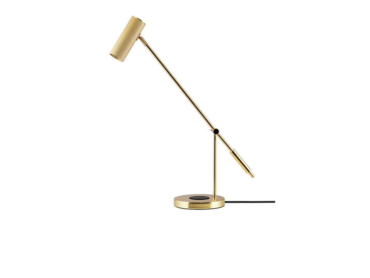 Globen Lighting - Hubble Read Tischleuchte w/Wireless Charging Brushed Brass Globen Lighting von Globen Lighting