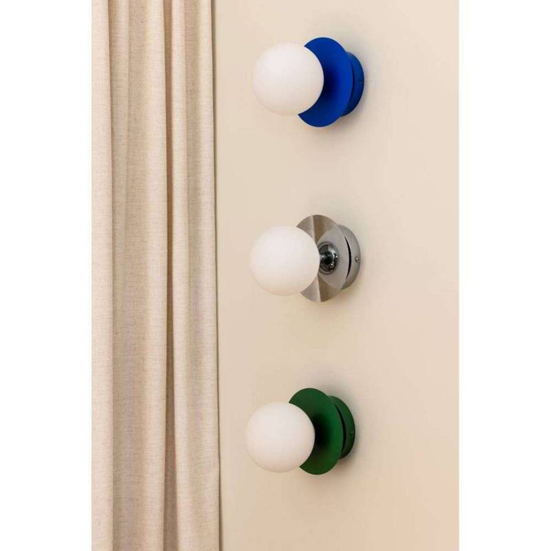 Globen Lighting Wandlampe ART DECO, chrom/weiß Ø 16 cm IP44 von Globen Lighting