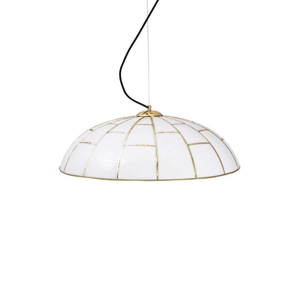 Globen Lighting - Ombrello Pendelleuchte White/Brass von Globen Lighting