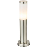 Außenstandleuchte 3158LED stahlfarbig Opal H/D: ca. 45x12,7 cm Außenstandleuchte 3158LED stahlfarbig Opal H/D: ca. 45x12,7 cm von Globo