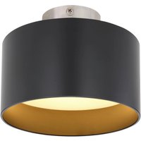 GLOBO Deckenleuchte 12016B schwarz Satiniert Aluminium Kunststoff H/D: ca. 11x14 cm von Globo