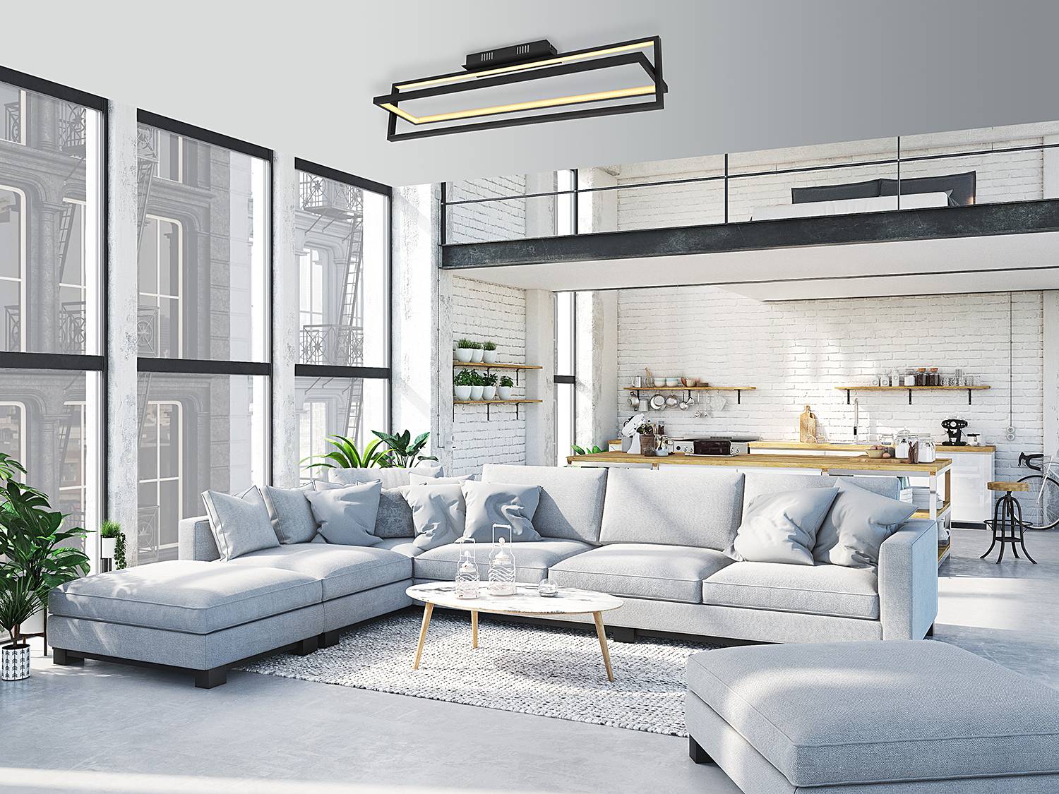 Deckenleuchte Flips von Globo Lighting