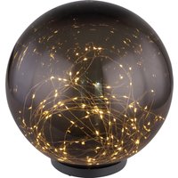 GLOBO LIGHTING LED Solarleuchte "SOLARLEUCHTE KUNSTSTOFF, 50XLED", Leuchtmittel LED-Modul  LED fest integriert, Solar/IP44/LED Band innen/Garten/Terrasse von Globo Lighting