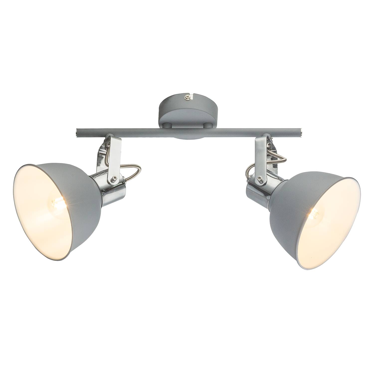 Globo Lighting Deckenleuchte Gerda I Modern Eisen Grau 30x19x11 cm (BxHxT) 2-flammig E14 von Globo Lighting