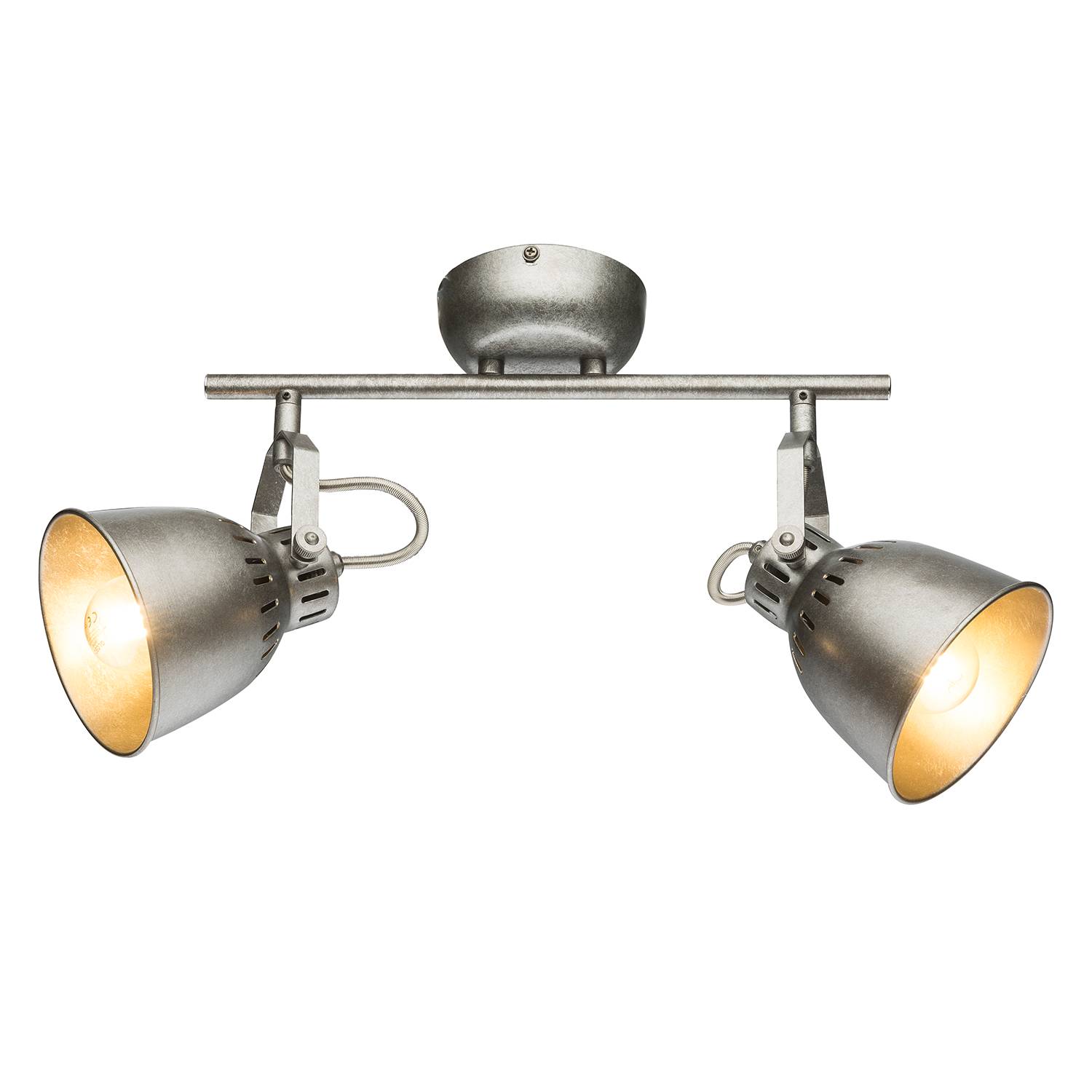 Globo Lighting Deckenleuchte Hernan II Modern Eisen Silber 33x21x11 cm (BxHxT) 2-flammig E14 von Globo Lighting