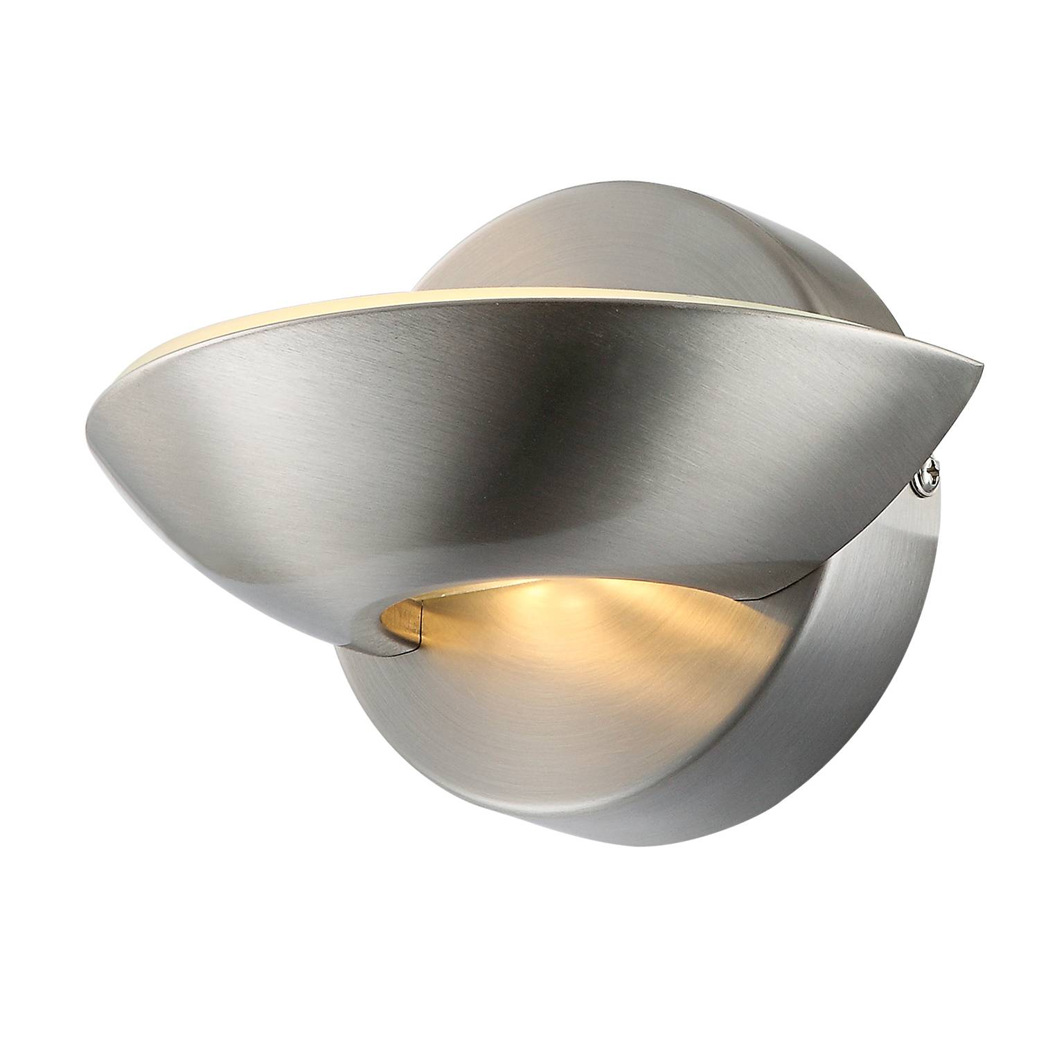 Globo Lighting LED-Wandleuchte Sammy Modern Nickel Matt Metall 17x11 cm (BxH) inkl. Leuchtmittel von Globo Lighting