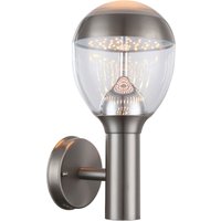 Globo Lighting Wandleuchte m. Bewegungsmelder, Edelstahl von Globo Lighting