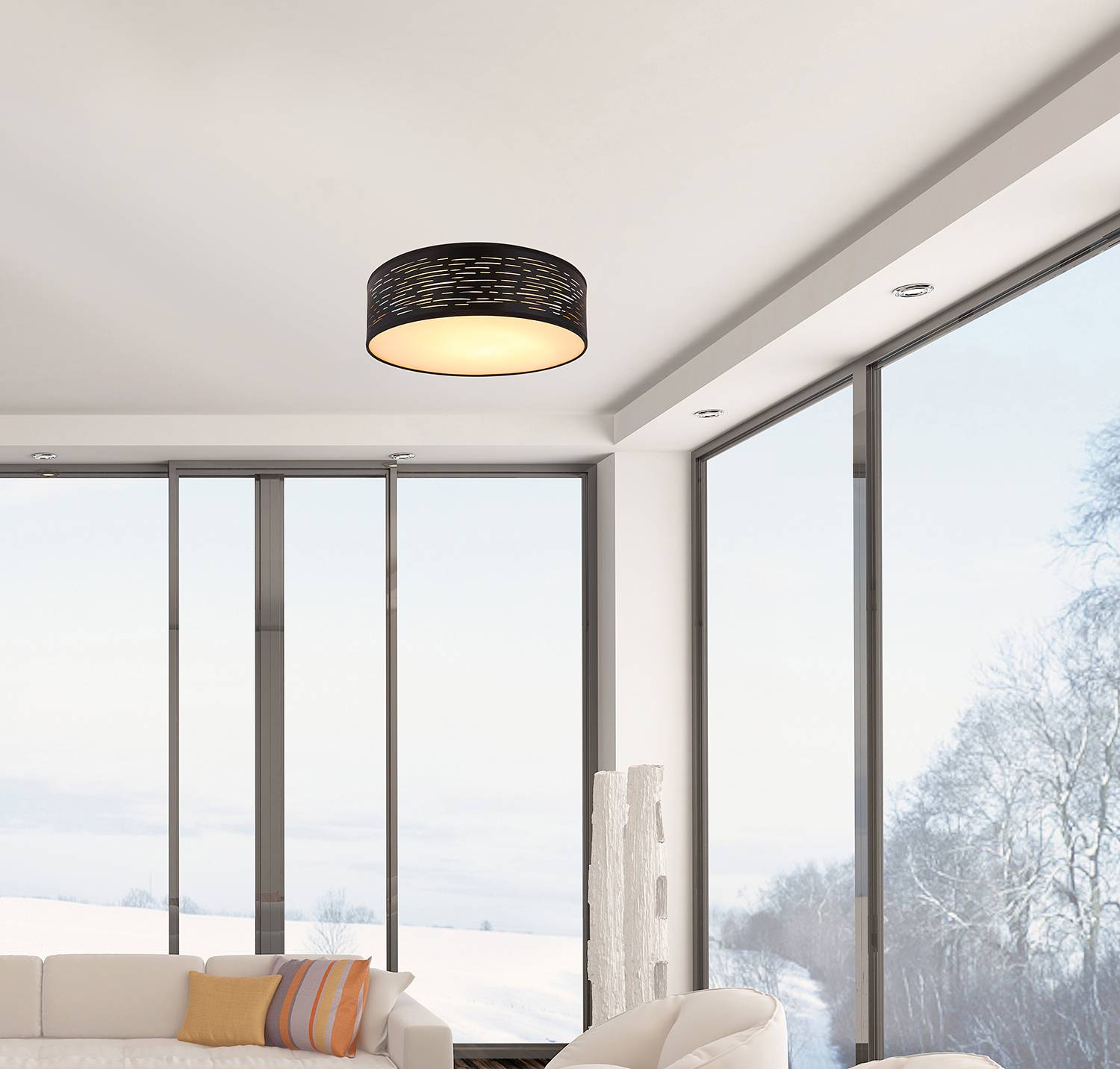 LED-Deckenleuchte Tunno II von Globo Lighting