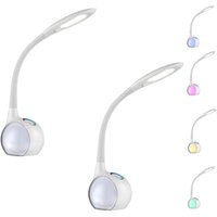 2er Set Flex LED Schreibtischlampen TARRON, Dimmer und Farbwechsel 2er Set Flex LED Schreibtischlampen TARRON, Dimmer und Farbwechsel von Globo