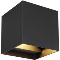 Außenwandleuchte VERONIKA 34168B schwarz B/H/T: ca. 10x10x10 cm Außenwandleuchte VERONIKA 34168B schwarz B/H/T: ca. 10x10x10 cm von Globo