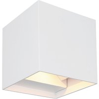 Außenwandleuchte VERONIKA 34168WS weiß B/H/T: ca. 10x10x10 cm Außenwandleuchte VERONIKA 34168WS weiß B/H/T: ca. 10x10x10 cm von Globo