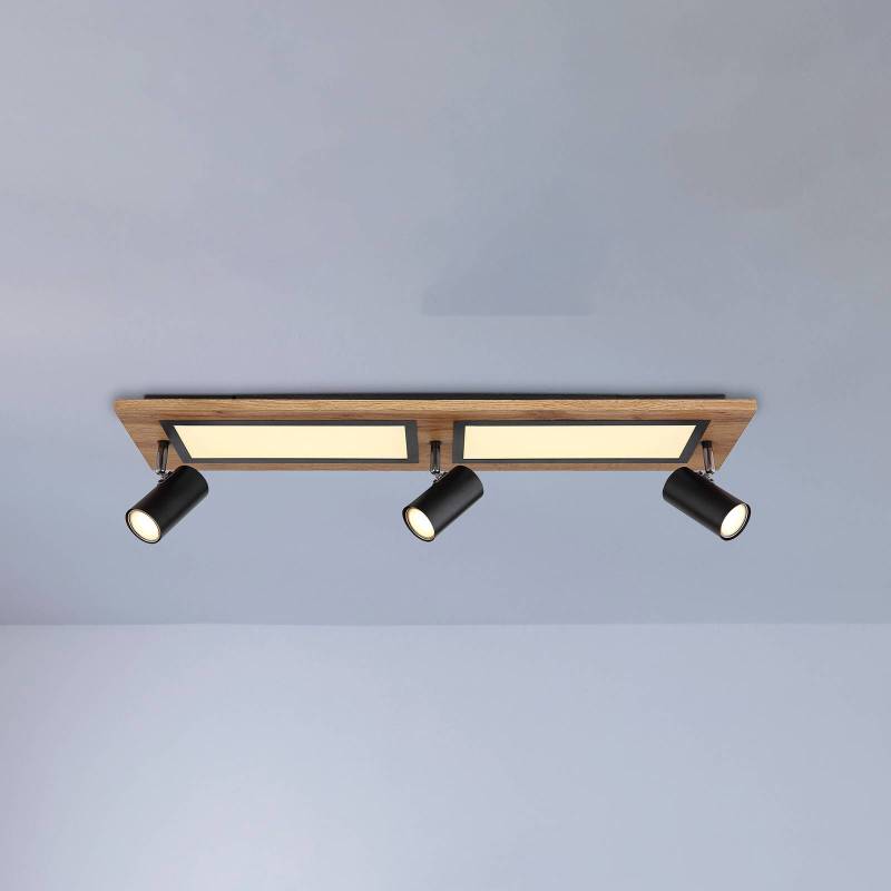 Deckenleuchte Ulla mit LEDs, 5-flammig, 80x20cm Deckenleuchte Ulla mit LEDs, 5-flammig, 80x20cm von Globo