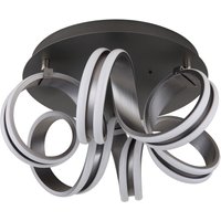 GLOBO Deckenleuchte dunkelgrau Opal Metall Aluminium H/D: ca. 25x46 cm 1 Brennstellen GLOBO Deckenleuchte dunkelgrau Opal Metall Aluminium H/D: ca. 25x46 cm 1 Brennstellen von Globo