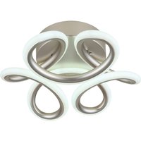 GLOBO Deckenleuchte silber Aluminium Metall H/D: ca. 10x26 cm 1 Brennstellen von Globo
