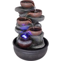 GLOBO LED-Brunnen FONTANA grau H/D: ca. 40x25 cm GLOBO LED-Brunnen FONTANA grau H/D: ca. 40x25 cm von Globo