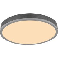 GLOBO LED-Deckenleuchte DORO 416080AD2R Opal silber Aluminium MDF H/D: ca. 8,5x45 cm 1 Brennstellen von Globo