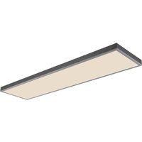 GLOBO LED-Deckenleuchte DORO 416080AD5-CCT Opal silber MDF Aluminium B/H/L: ca. 30x7,5x120 cm 1 Brennstellen von Globo