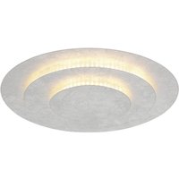 GLOBO LED-Deckenleuchte Heda 48465-24S silber Metall H/D: ca. 7x35 cm von Globo