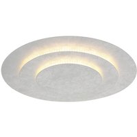GLOBO LED-Deckenleuchte Heda 48465-40S silber Metall H/D: ca. 7x49 cm von Globo