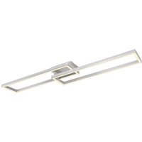 GLOBO LED-Deckenleuchte Opal Silbergrau Metall Kunststoff B/H/T: ca. 25,5x10x119,5 cm GLOBO LED-Deckenleuchte Opal Silbergrau Metall Kunststoff B/H/T: ca. 25,5x10x119,5 cm von Globo