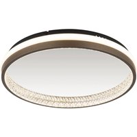 GLOBO LED-Deckenleuchte Opal dunkelgrau mattschwarz Kunststoff Metall H/D: ca. 6x39,7 cm 1 Brennstellen von Globo
