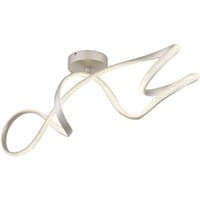 GLOBO LED-Deckenleuchte SWIRL 67341DN nickel Kunststoff Metall B/H/L: ca. 28x33x90,8 cm 1 Brennstellen GLOBO LED-Deckenleuchte SWIRL 67341DN nickel Kunststoff Metall B/H/L: ca. 28x33x90,8 cm 1 Brennstellen von Globo
