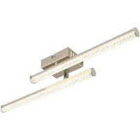 GLOBO LED-Deckenleuchte nickel Kunststoff Chrom B/H/L: ca. 7x8,4x50 cm 1 Brennstellen GLOBO LED-Deckenleuchte nickel Kunststoff Chrom B/H/L: ca. 7x8,4x50 cm 1 Brennstellen von Globo
