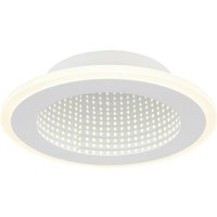 GLOBO LED-Deckenleuchte weiß Opal Acryl Metall H/D: ca. 4x22,5 cm GLOBO LED-Deckenleuchte weiß Opal Acryl Metall H/D: ca. 4x22,5 cm von Globo