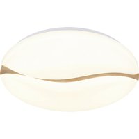 GLOBO LED-Deckenleuchte weiß Opal Metall Kunststoff H/D: ca. 7x33 cm 1 Brennstellen GLOBO LED-Deckenleuchte weiß Opal Metall Kunststoff H/D: ca. 7x33 cm 1 Brennstellen von Globo