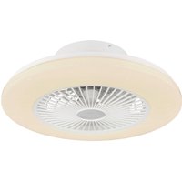 GLOBO LED-Deckenventilator weiß Opal H/D: ca. 16x52,5 cm max. 30 W von Globo