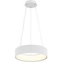 GLOBO LED-Hängeleuchte weiß Opal PVC Metall Acryl H/D: ca. 120x46 cm 1.0 Brennstellen von Globo