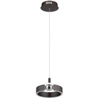 GLOBO LED-Pendelleuchte bronze Opal Metall Acryl H/L: ca. 125x22 cm von Globo