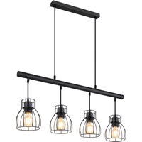 GLOBO LED-Pendelleuchte mattschwarz Metall B/H/T: ca. 14x120x77 cm 4.0 Brennstellen GLOBO LED-Pendelleuchte mattschwarz Metall B/H/T: ca. 14x120x77 cm 4.0 Brennstellen von Globo