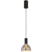 GLOBO LED-Pendelleuchte mattschwarz Rauch Glas Metall H/D: ca. 150x17 cm GLOBO LED-Pendelleuchte mattschwarz Rauch Glas Metall H/D: ca. 150x17 cm von Globo