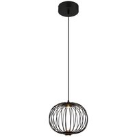 GLOBO LED-Pendelleuchte schwarz Aluminium Metall H/D: ca. 150x30 cm von Globo