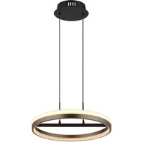 GLOBO LED-Pendelleuchte schwarz dunkelblau Aluminium Metall H/D: ca. 150x39,7 cm 1.0 Brennstellen von Globo
