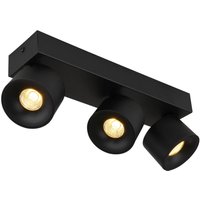 GLOBO LED-Spot schwarz Aluminium Metall Kunststoff B/H/T: ca. 7,2x12x33 cm 3 Brennstellen von Globo