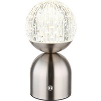 GLOBO LED-Tischleuchte Metall Acryl H/D: ca. 20x10,5 cm von Globo