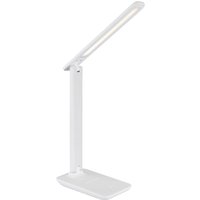 GLOBO LED-Tischleuchte weiß weiß Opal Kunstleder Kunststoff B/H/T: ca. 11,5x50x28 cm von Globo
