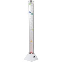 GLOBO Stehleuchte »MENDOZA«, Höhe: 120 cm, 0,06 W, Kunststoff matt, silber - silberfarben von Globo