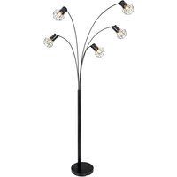 GLOBO Stehleuchte PRISKA 54017S mattschwarz Metall B/H/T: ca. 74x204x80 cm von Globo