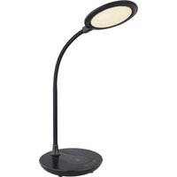 GLOBO Tischleuchte REGINA 58403 schwarz Kunststoff B/H/L: ca. 17x54x33 cm von Globo