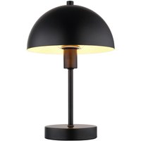 GLOBO Tischleuchte mattschwarz Metall H/D: ca. 31x20 cm E14 1 Brennstellen von Globo