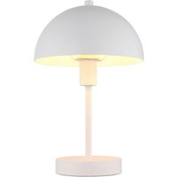 GLOBO Tischleuchte weiß Metall H/D: ca. 31x20 cm E14 1 Brennstellen von Globo