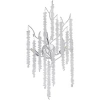 GLOBO Wandleuchte Chrom klar Metall Kunststoff B/H/L: ca. 40x25x40 cm GLOBO Wandleuchte Chrom klar Metall Kunststoff B/H/L: ca. 40x25x40 cm von Globo