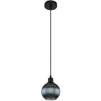 Gebraucht] Globo Hängeleuchte Zumba Petrol ø 15 Cm Glas Deckenlampe Deckenleuchte Lampe B-Ware von Globo